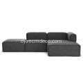 Soffa Adrannol Dde Quadra Carbon Grey